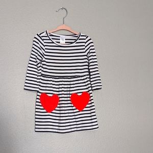 Stripped heart Jersey